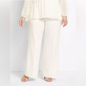 🤍 Lane Bryant 28W “The Lena” Wide Leg Pants NWT